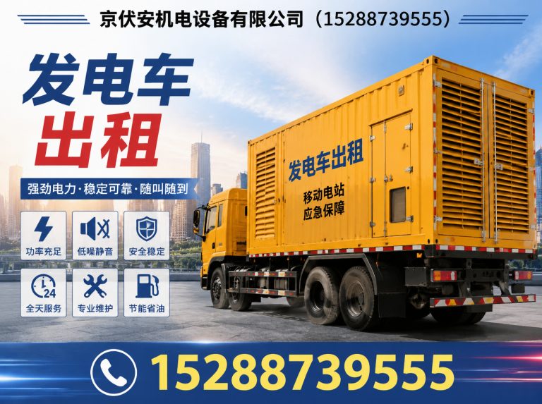 甘南发电车租赁展示图